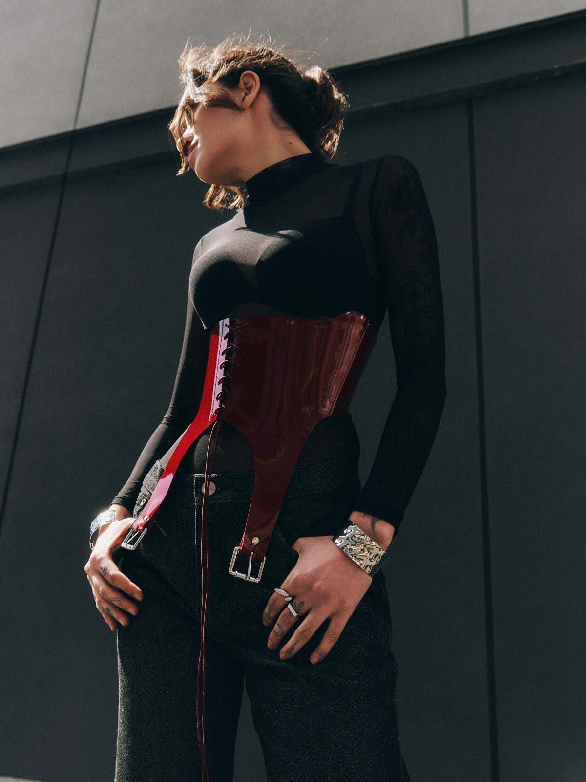 Holly Lederkorsett 