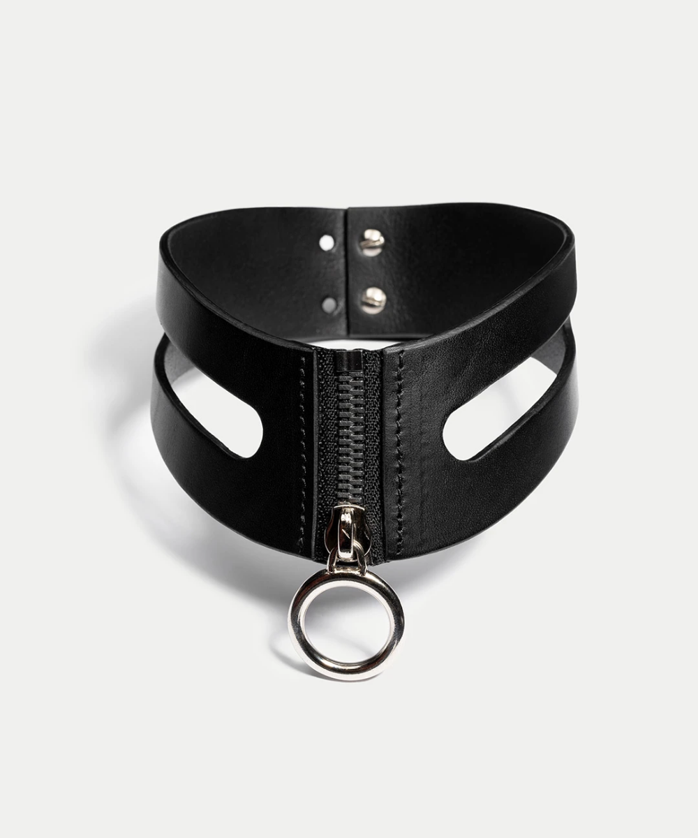 Zippy Lederhalsband